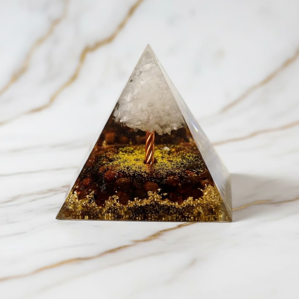 Orgonit Pyramide - Weisheit & Erdung CrystalScents