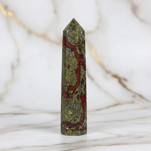 Unakait Obelisk – Kraft & Erdung CrystalScents