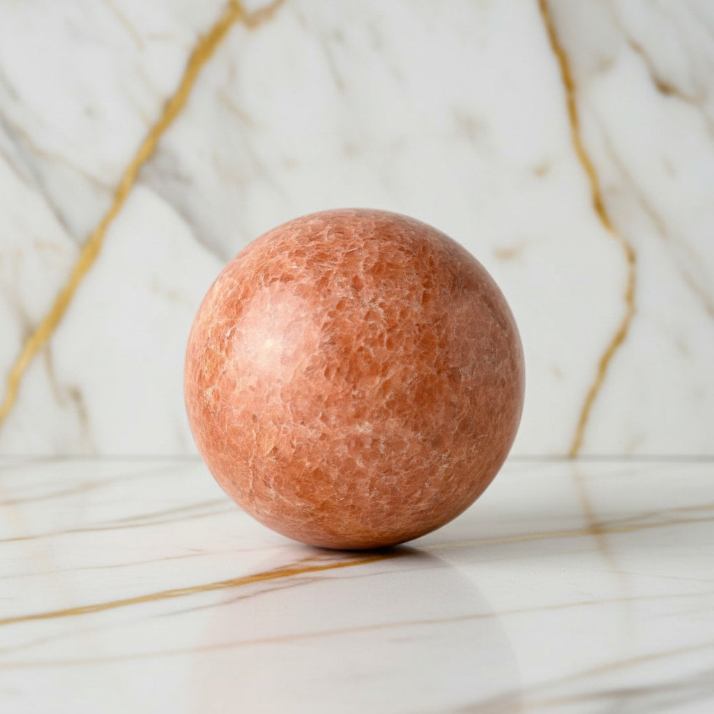 Große Sonnenstein Kugel - Sanfte Lebensfreude CrystalScents