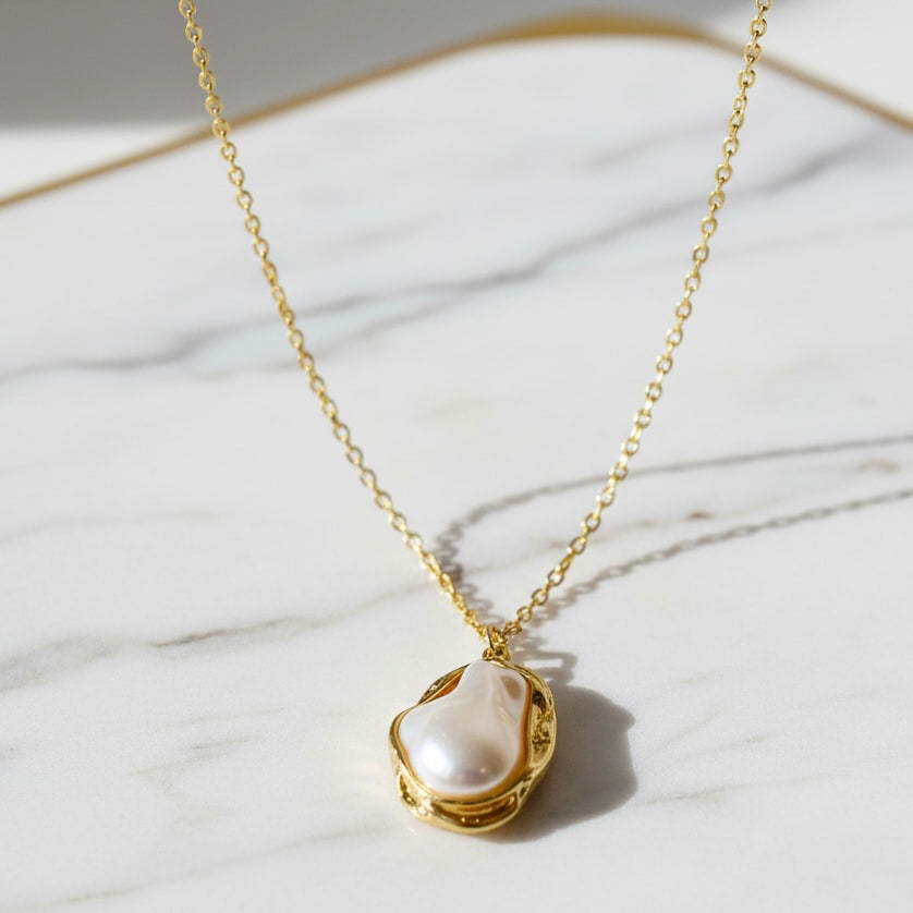 Perlen Kette – Eleganz & Vielseitig