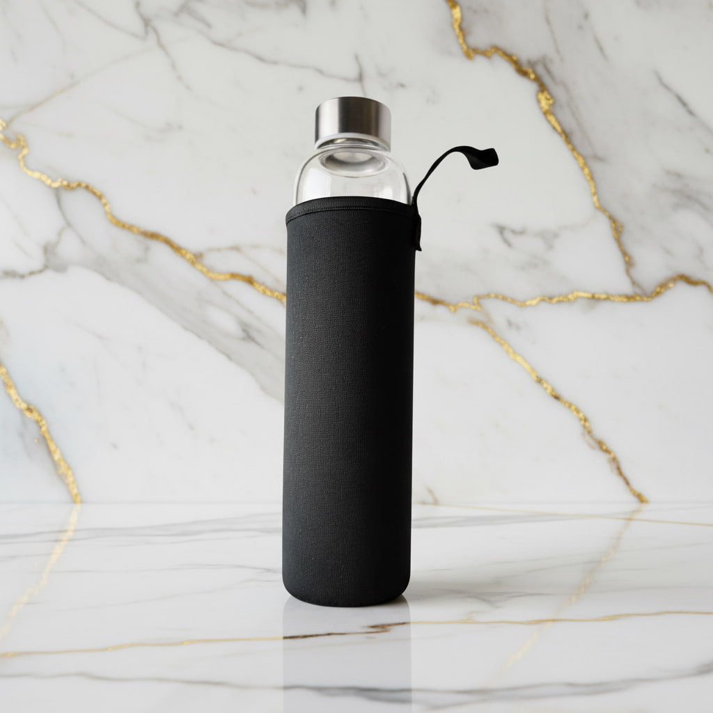 Rosenquarz Flasche - Deine neue Lieblingstrinkflasche CrystalScents