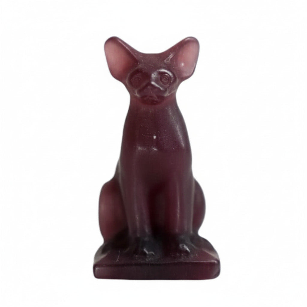 Katzenaugen Katzenskulptur - Wachsamer Beschützer CrystalScents
