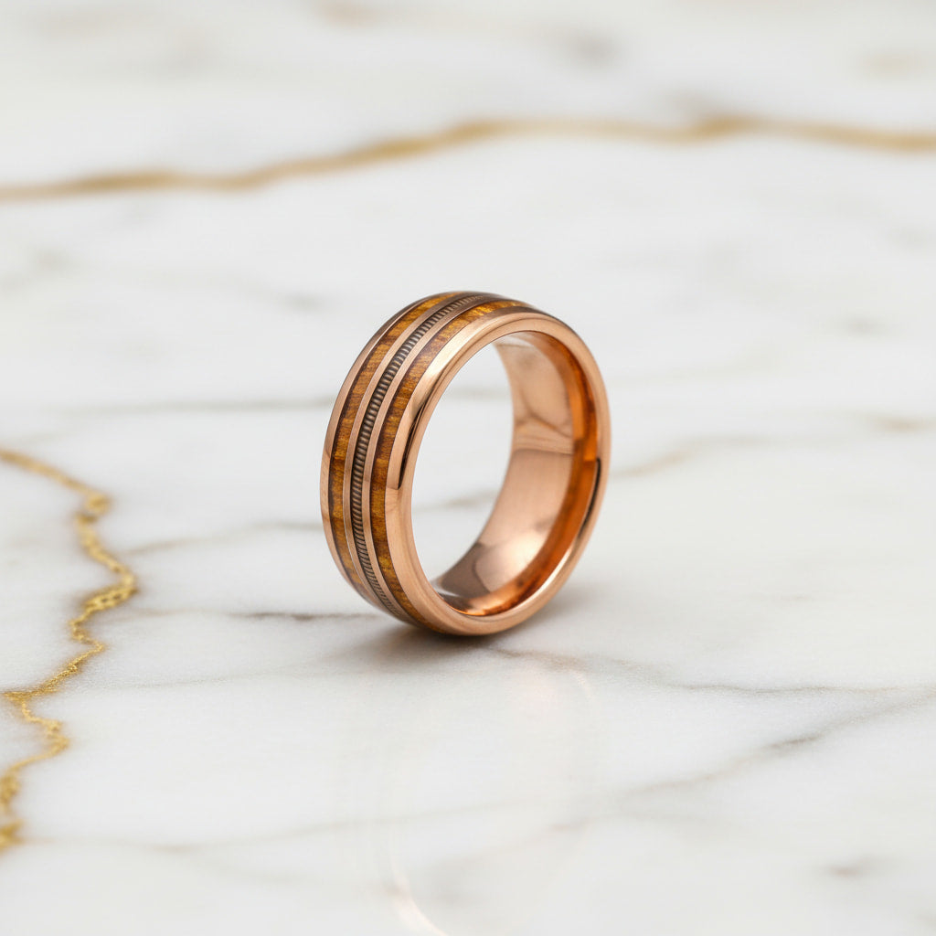 Ring mit Gitarrenseite - stilvolles Schmuckstück CrystalScents