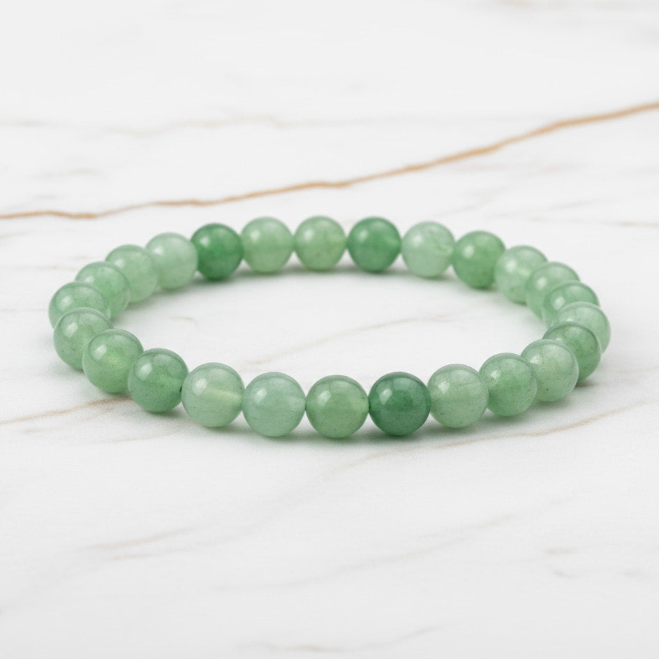 Aventurin Kugelarmband - Sanftes Glück