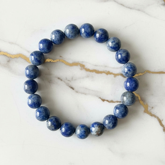 Lapislazuli Kugelarmband – Klarheit & Weisheit CrystalScents