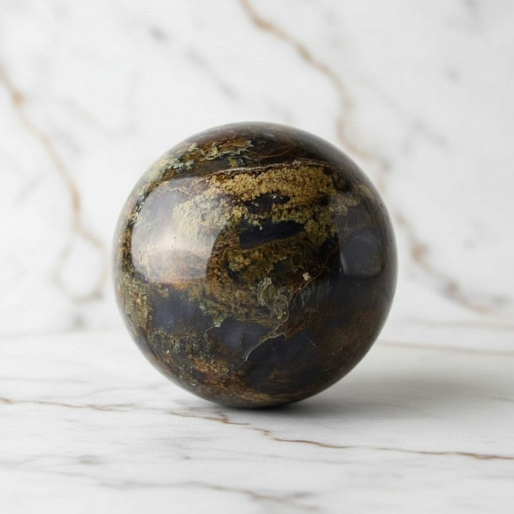 Moosachat Kugel – Naturnahes Wohnhighlight