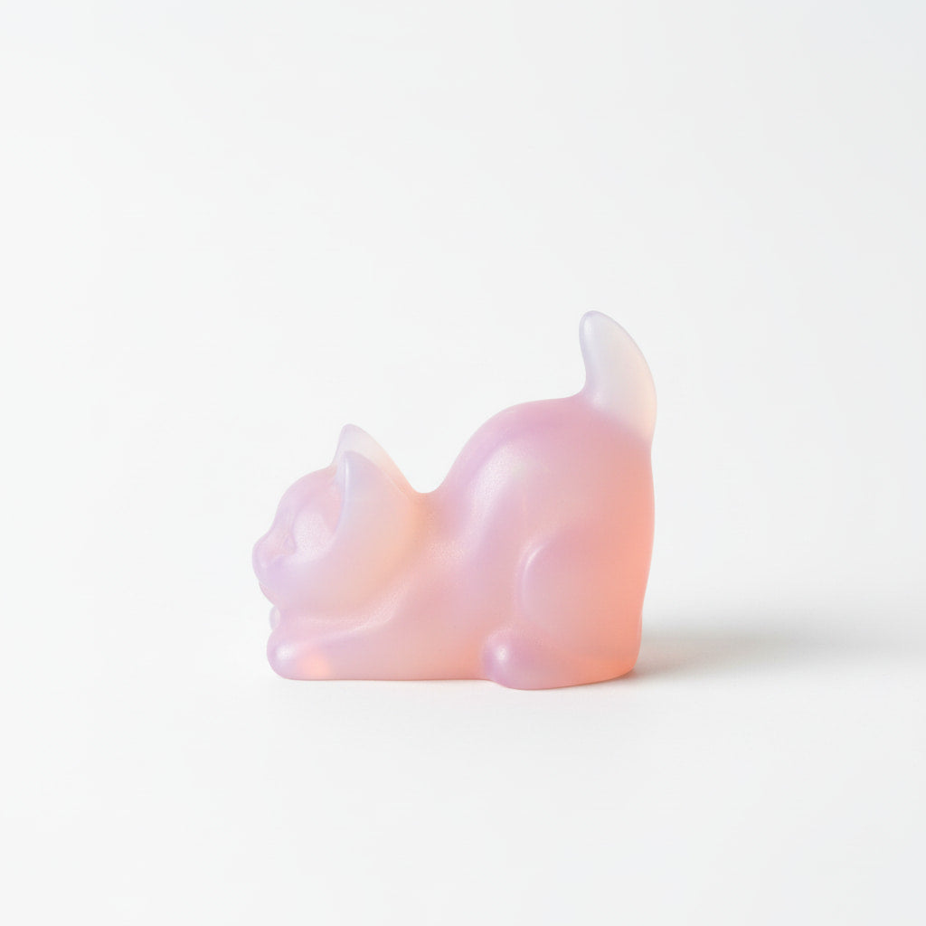 Opalit Katze - Schimmernd rosa CrystalScents