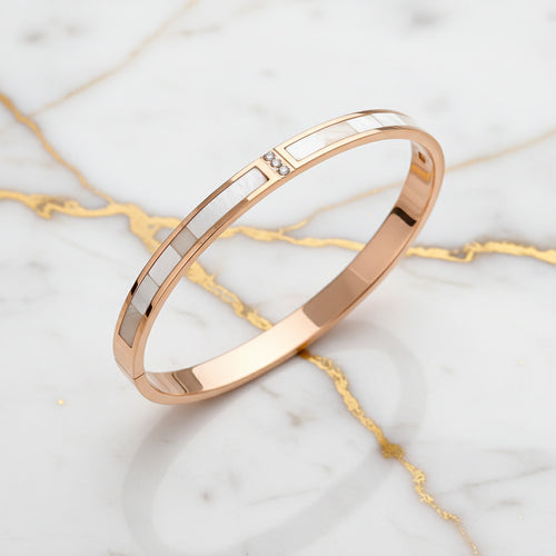 Armband - Roségold mit Perlmutt CrystalScents