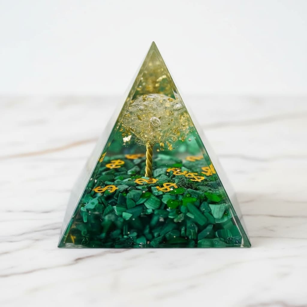 Orgonit Pyramide - Baum des Geldes CrystalScents