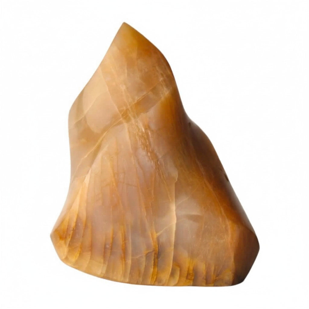 Mondstein Flamme in schimmerndem Orange CrystalScents