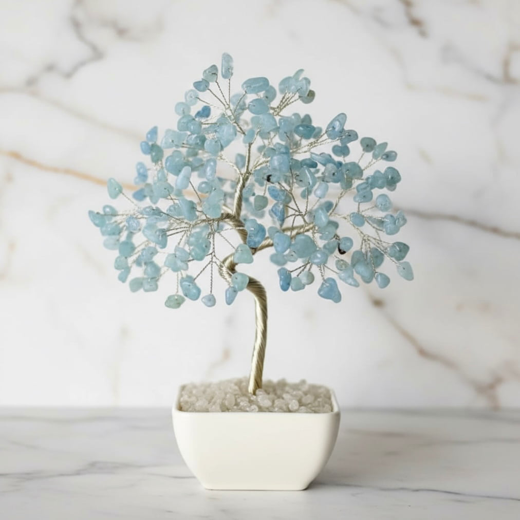 Aquamarin Baum - Kühle Klarheit