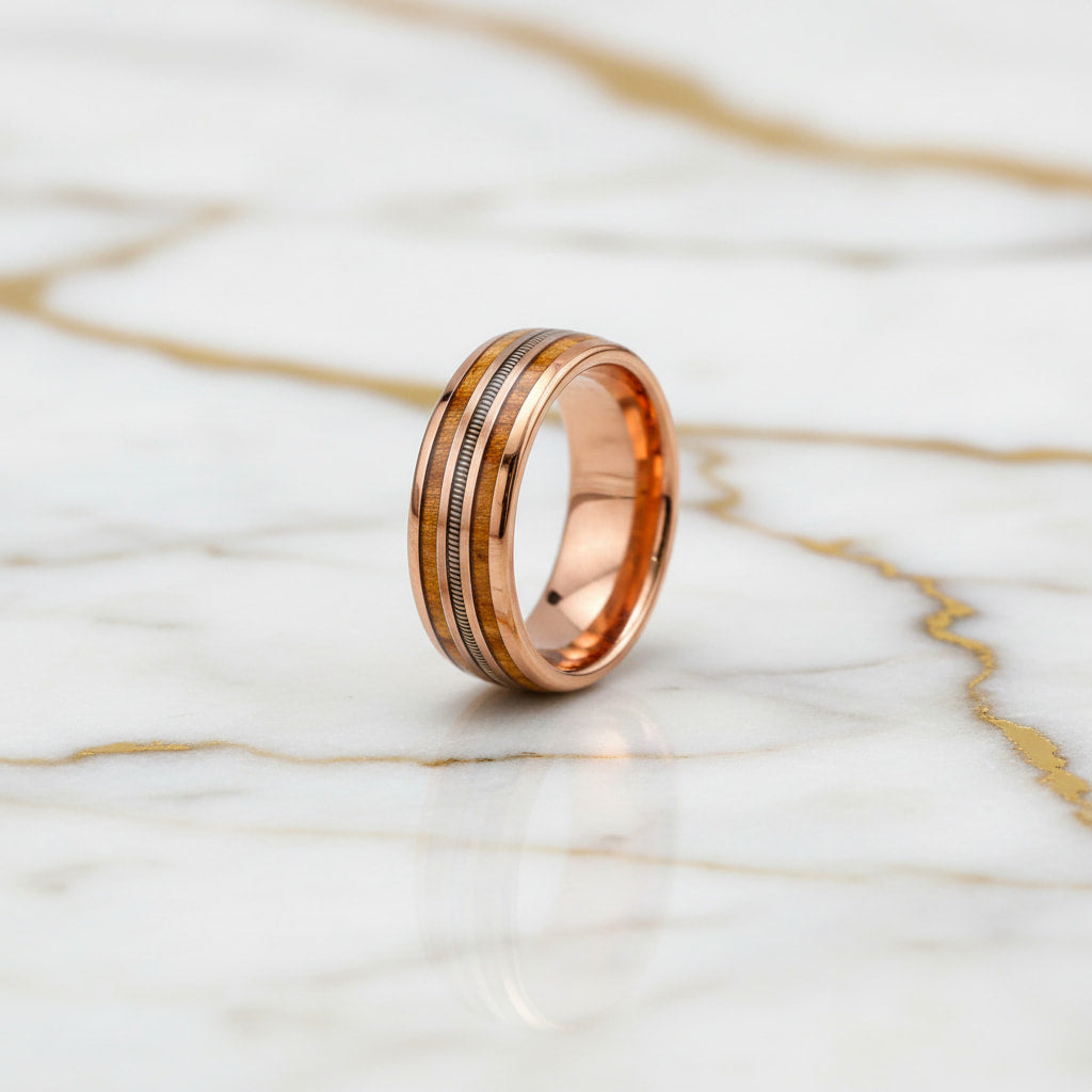 Ring mit Gitarrenseite - stilvolles Schmuckstück CrystalScents