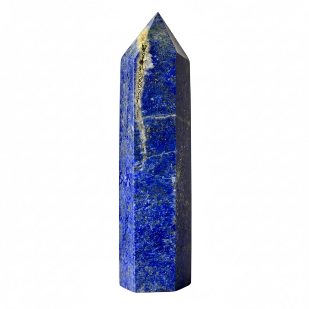 Lapislazuli Obelisk – Schimmernde Goldadern JETZT sichern CrystalScents