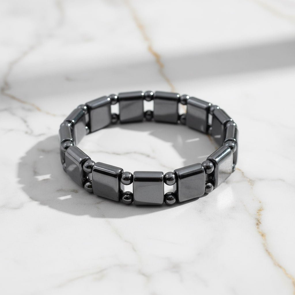 Hämatit Armband - Modisch & Metallisch CrystalScents