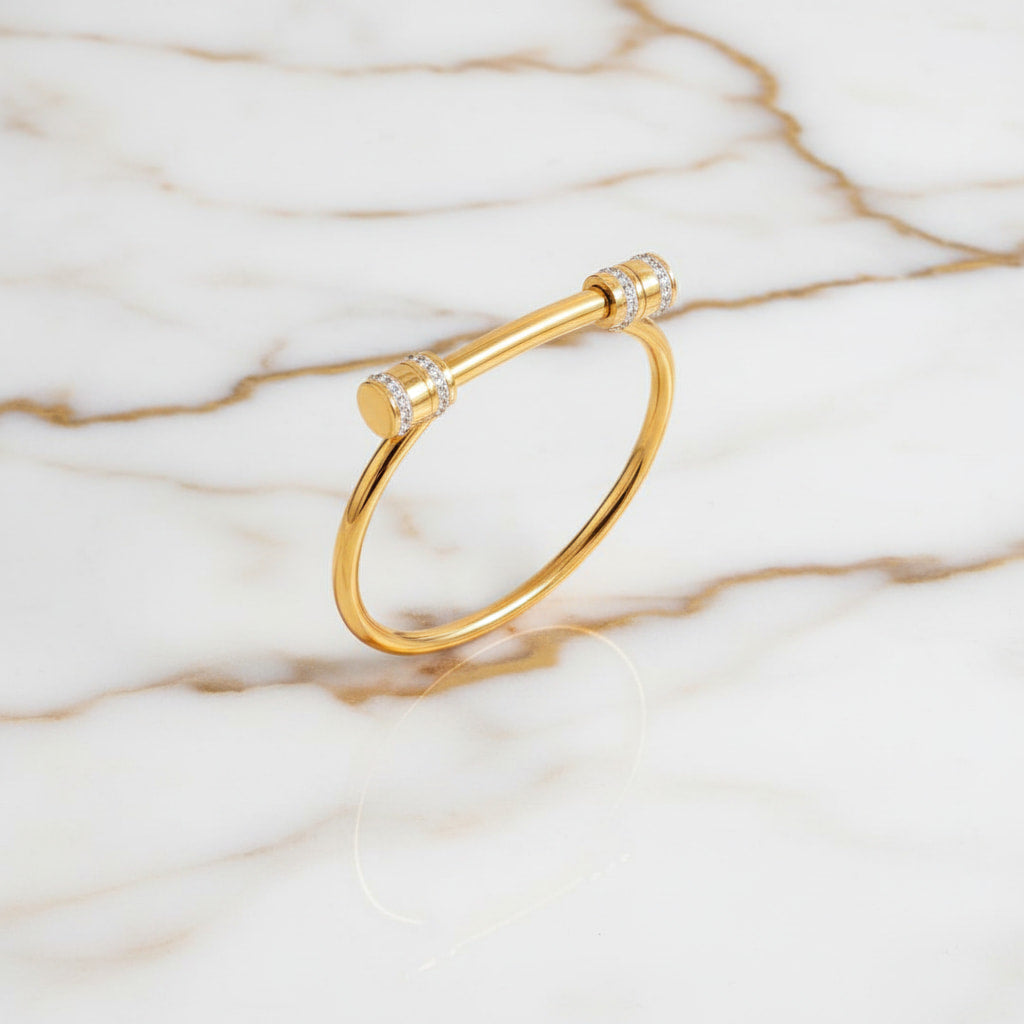 Armband – Schrauben Design in Gold CrystalScents