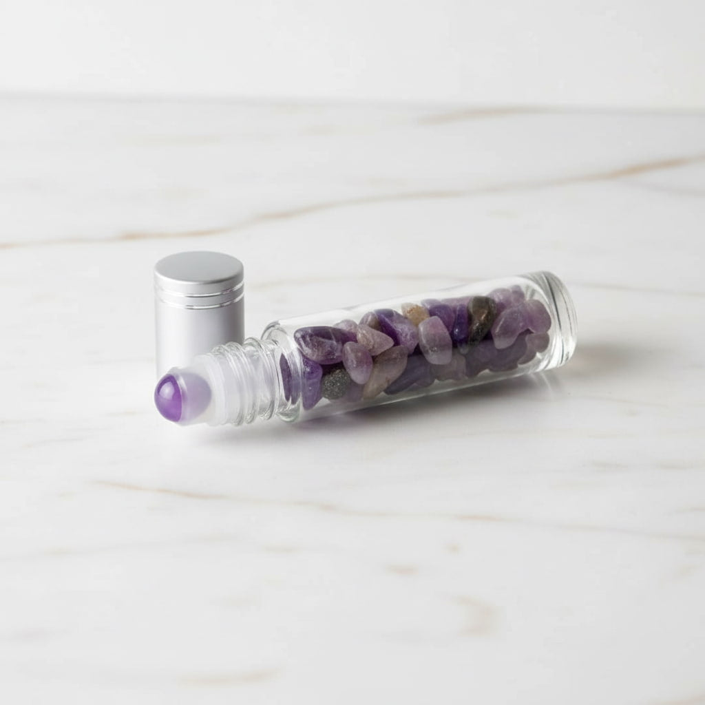 Amethyst Ölroller – Kristall für Entspannung & Achtsamkeit CrystalScents