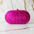 Clutch mit Perlmuttlook in Pink – strahlender Farbakzent CrystalScents