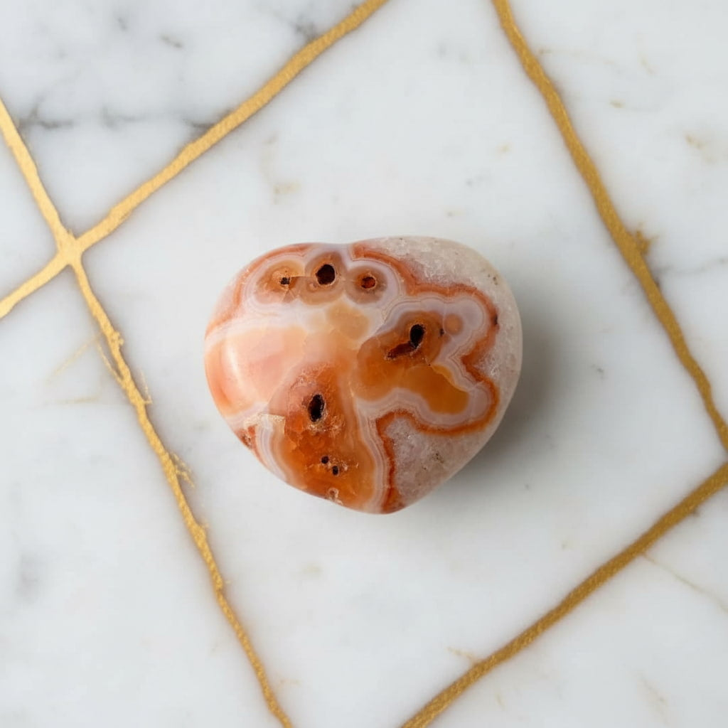 Karneol Herz – Lebensfreude & kreative Kraft