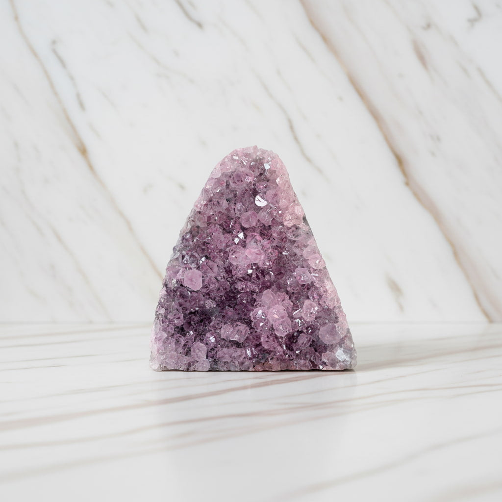 Amethystdruse Rosa – Wohnhighlight voller Eleganz CrystalScents