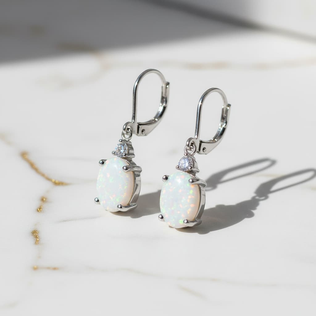 Opal Ohrringe Silber – Magie & Ausstrahlung JETZT entdecken CrystalScents