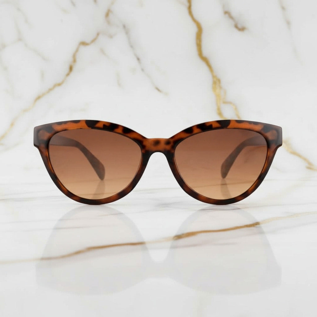 Sonnenbrille Cateye – Geflecktes Design für stilvolle Sommer-Looks CrystalScents
