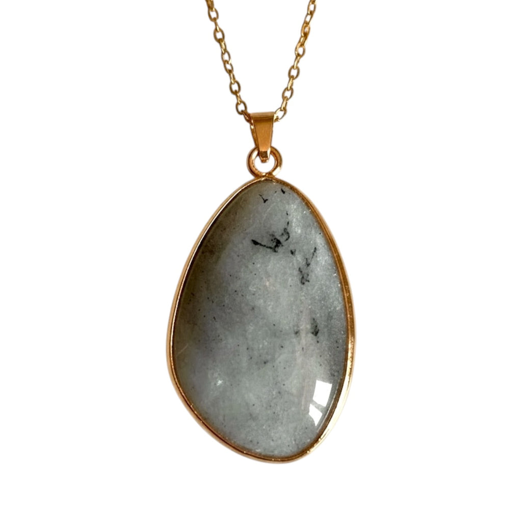 Labradorit Halskette - Schutz & Intuition CrystalScents