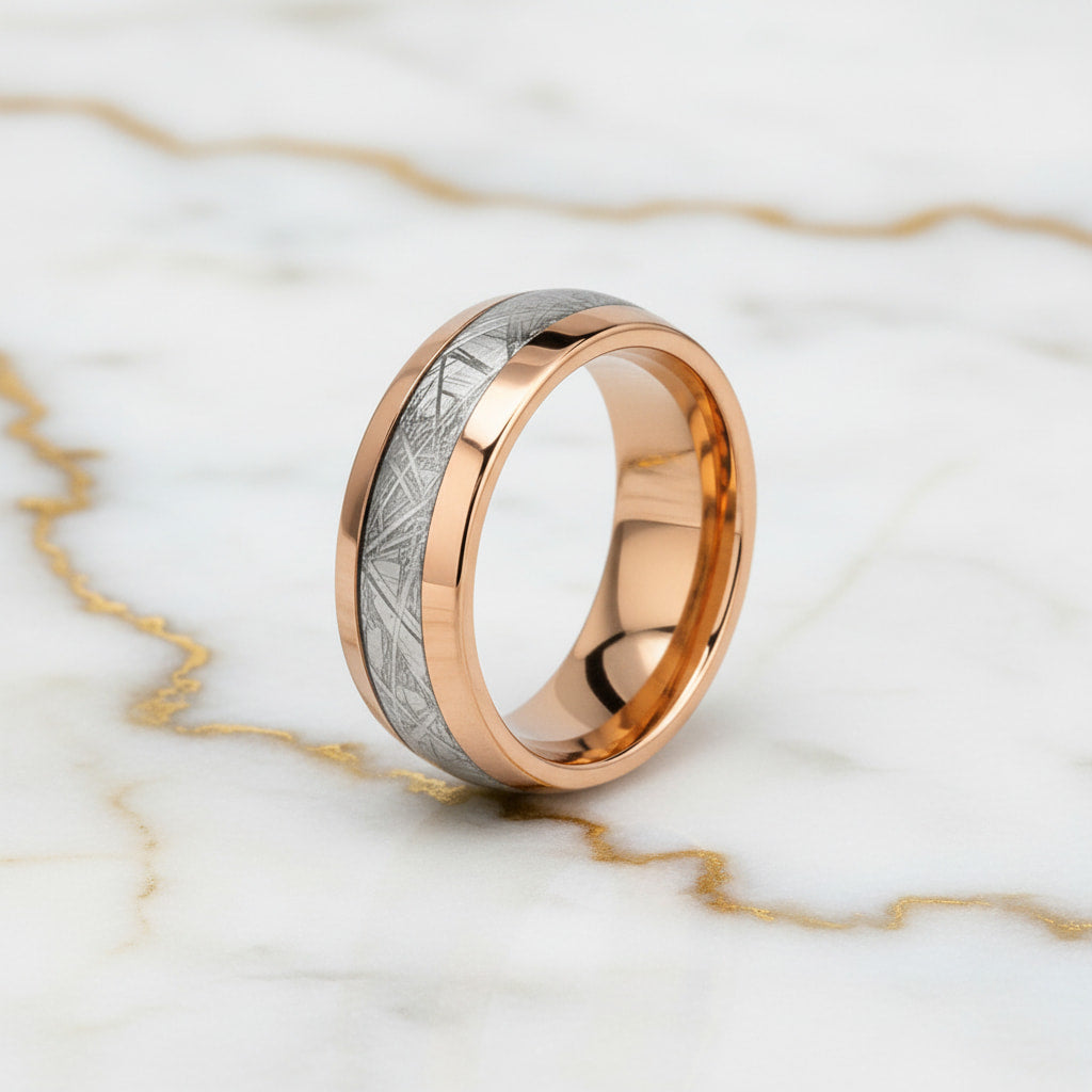 Ring Roségold mit Silber-Akzent – stilvolle Kontraste CrystalScents