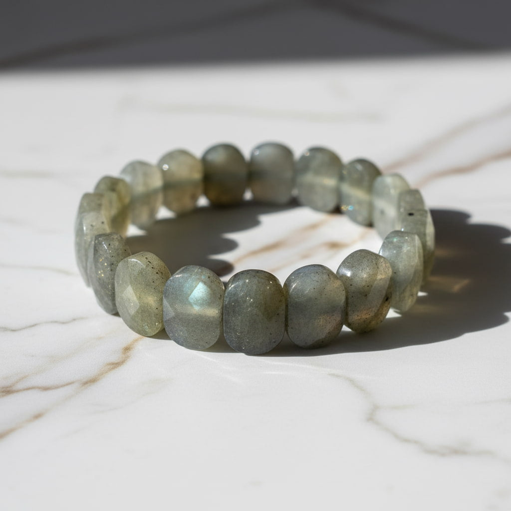 Labradorit Facettenarmband - Sunset Schimmer CrystalScents
