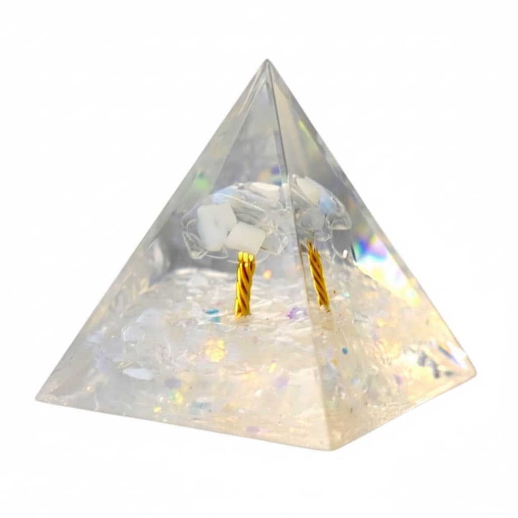 Orgonit Pyramide Opalit - Baum der Magie