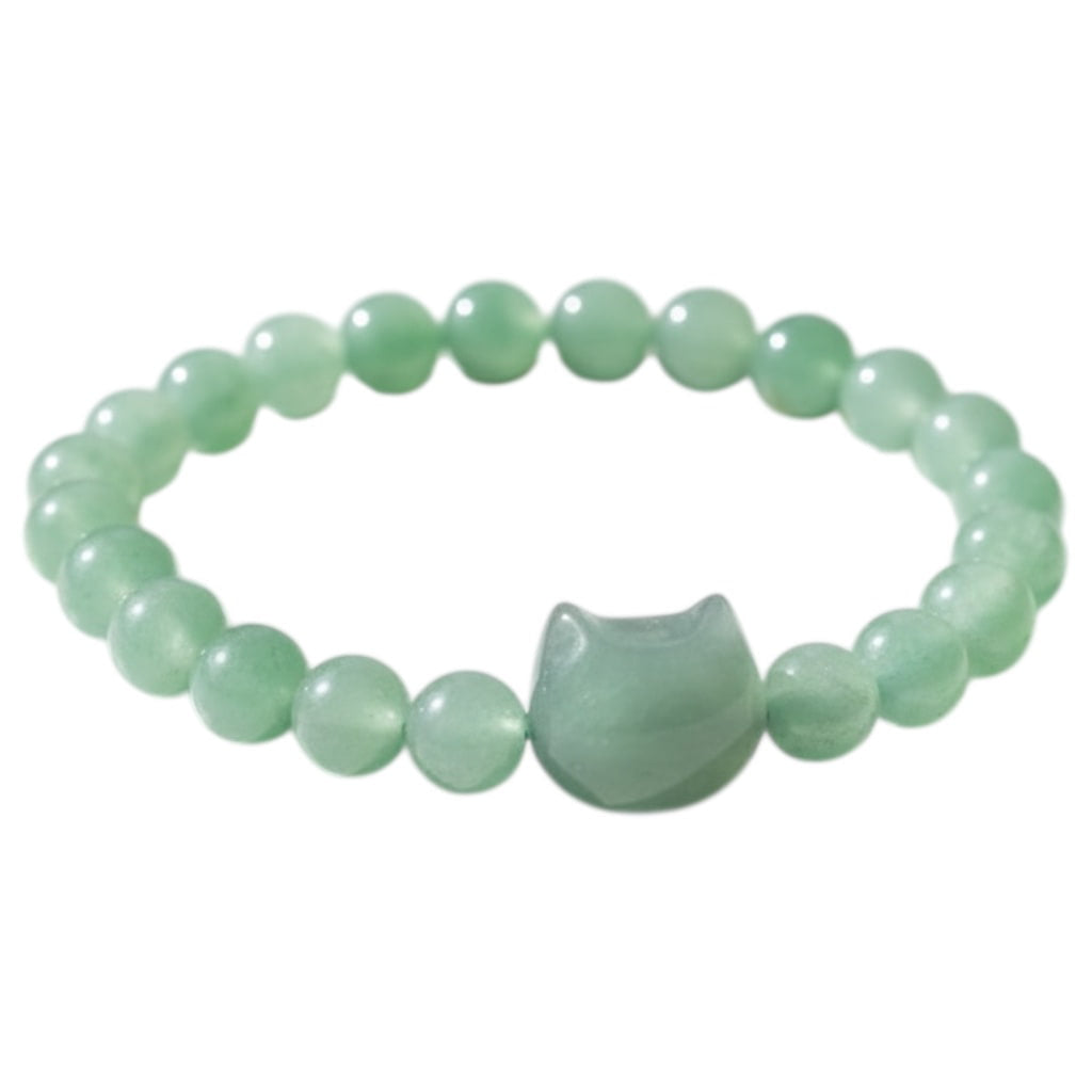 Aventurin Kugelarmband - Katze CrystalScents