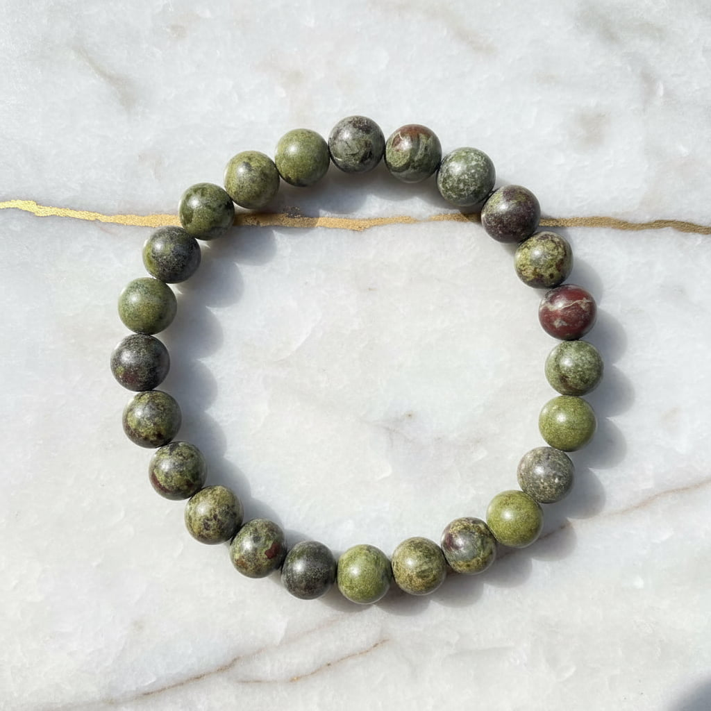 Jaspis Kugelarmband - Mut & Ausdauer