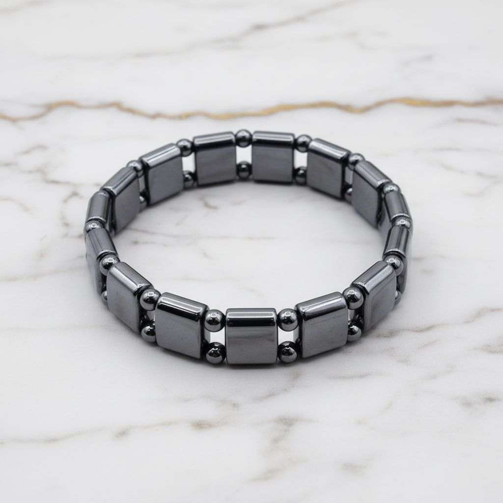Hämatit Armband - Modisch & Metallisch CrystalScents