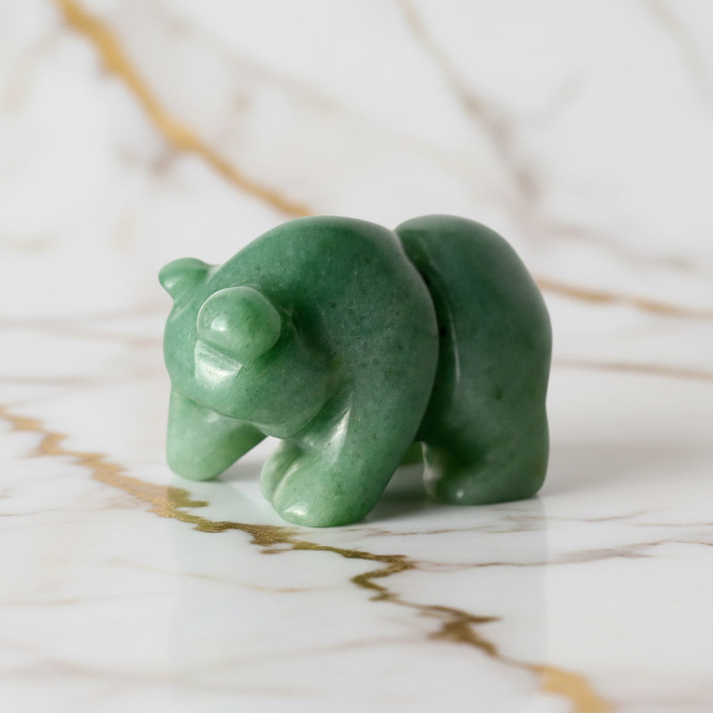 Aventurin Bär – Charmantes Kristallobjekt