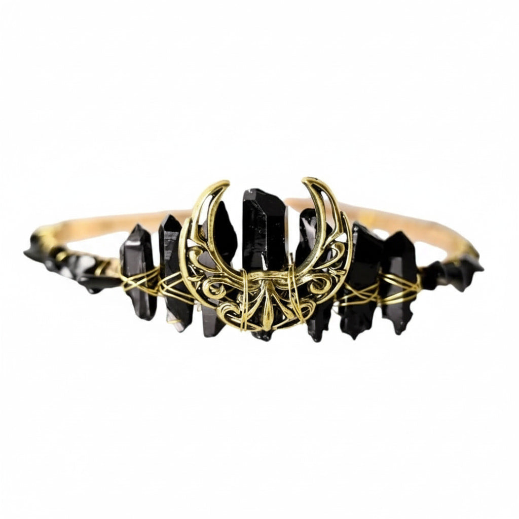 Obsidian Tiara - Eleganz & Mystik CrystalScents