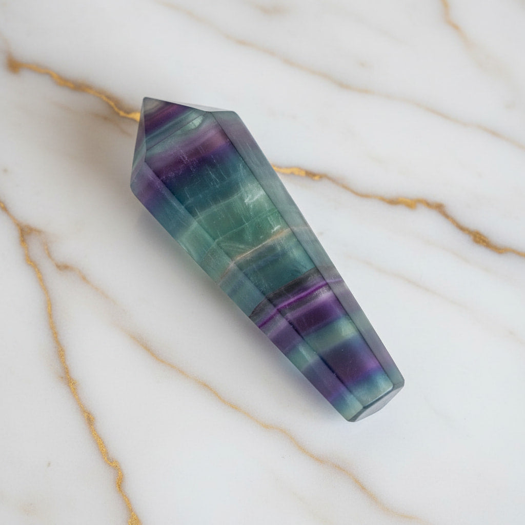 Fluorit Zepter – Harmonie & Klarheit JETZT sichern CrystalScents