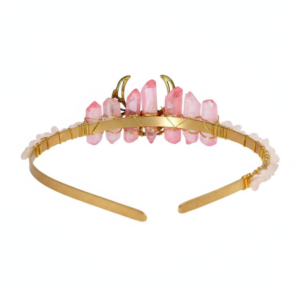 Rosenquarz Tiara - Für besondere Anlässe CrystalScents