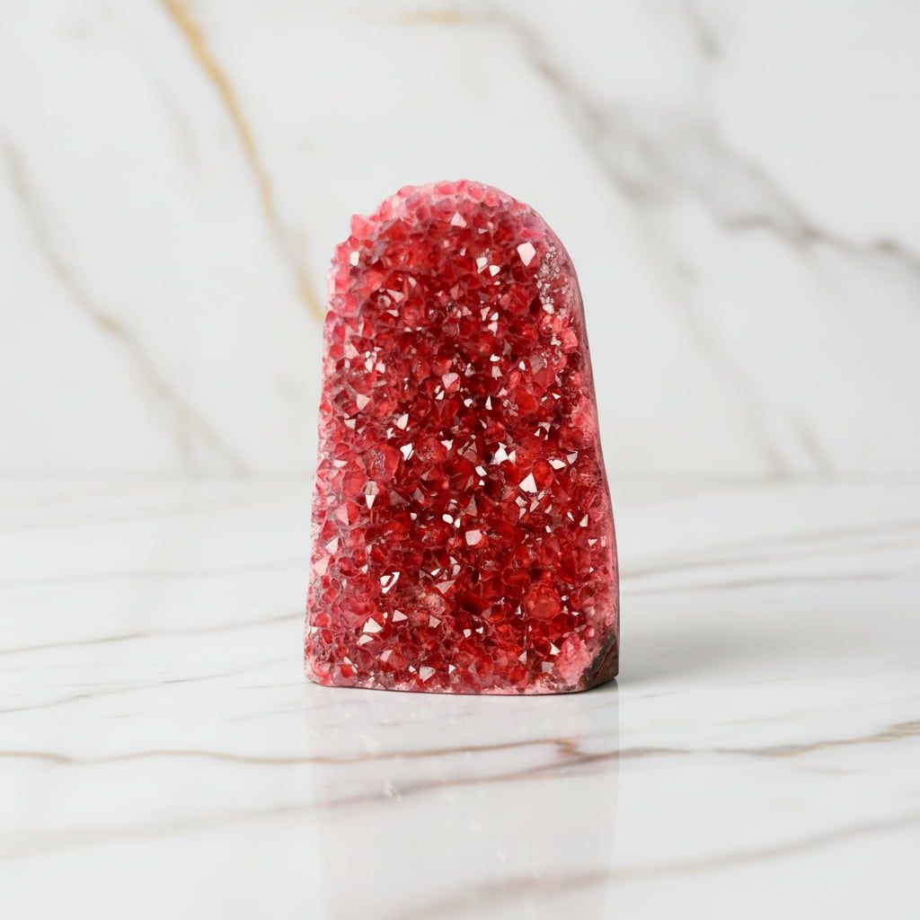 Amethystdruse Rot – Elegantes Kristallhighlight für dein Zuhause CrystalScents