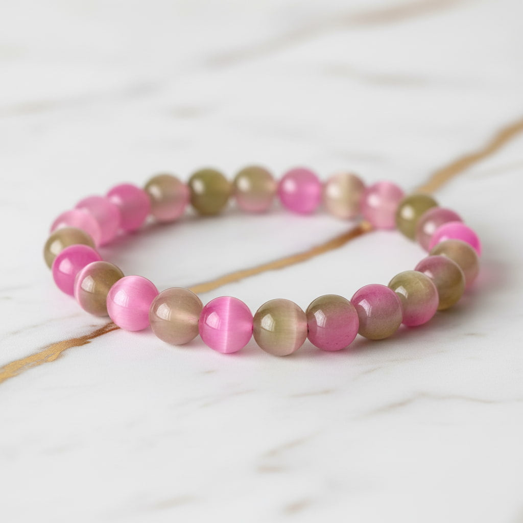 Katzenauge Kugelarmband - Sanfte Energie