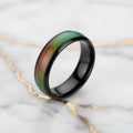 Emotionsring schwarz – Schmuckstück, das Gefühle stilvoll ausdrückt CrystalScents