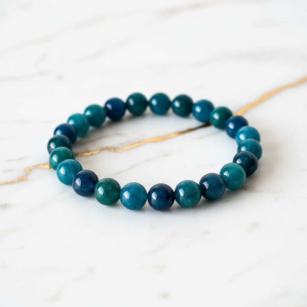 Apatit Kugelarmband - positive Energie