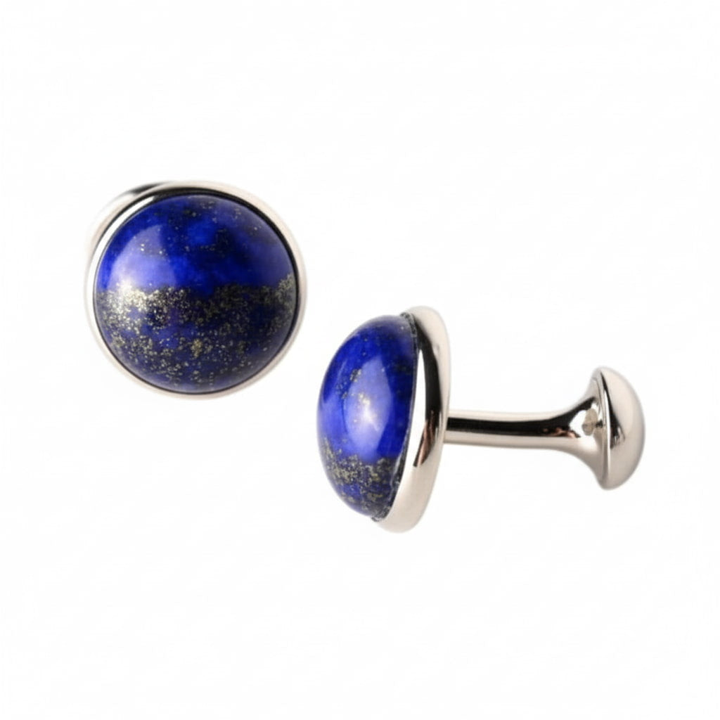 Lapislazuli Manschettenknöpfe - Stärke & Mut CrystalScents