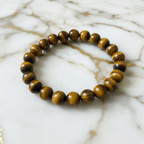 Tigerauge Kugelarmband – für Mut und Ausdauer