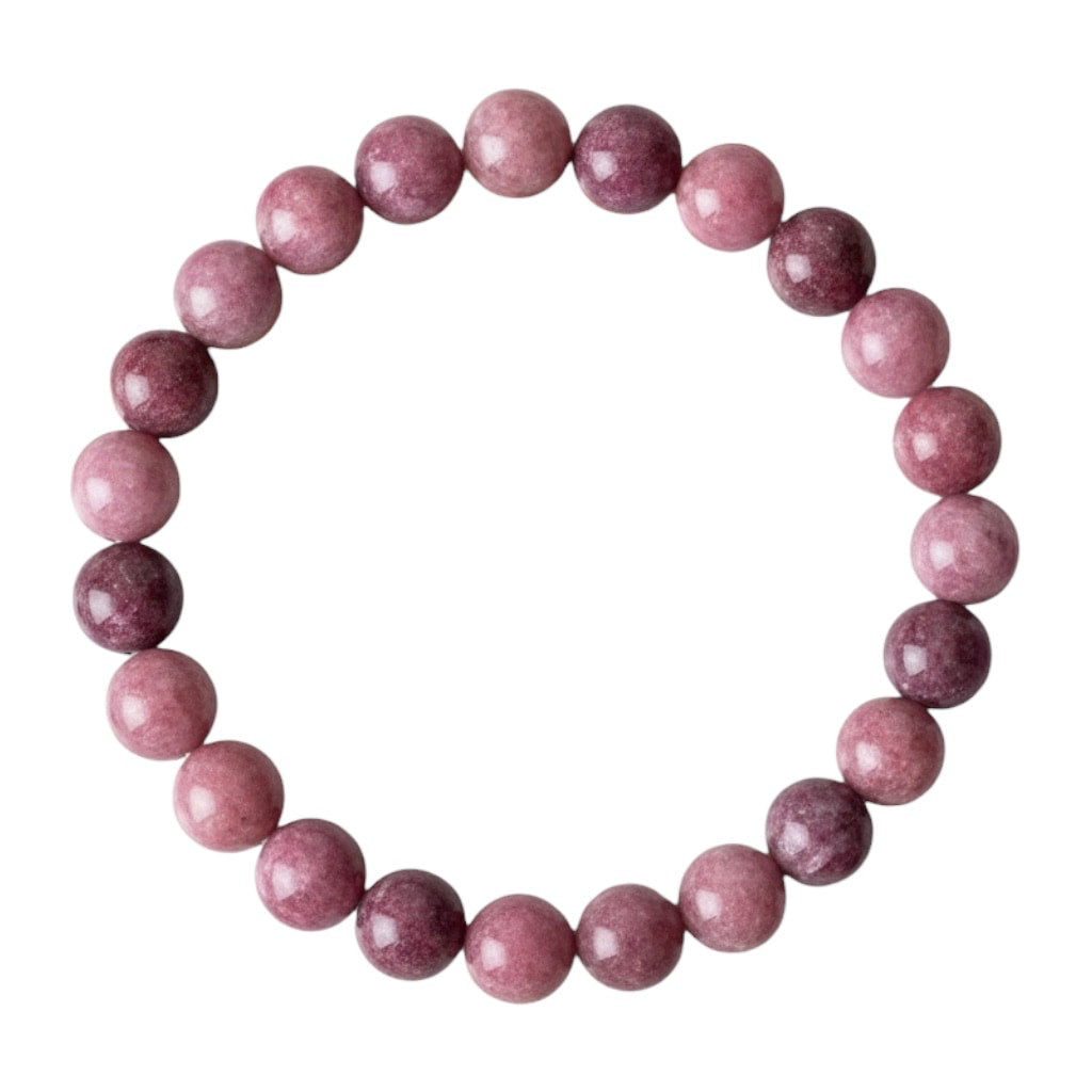 Lepidolith Kugelarmband - Entspannung & emotionale Balance CrystalScents