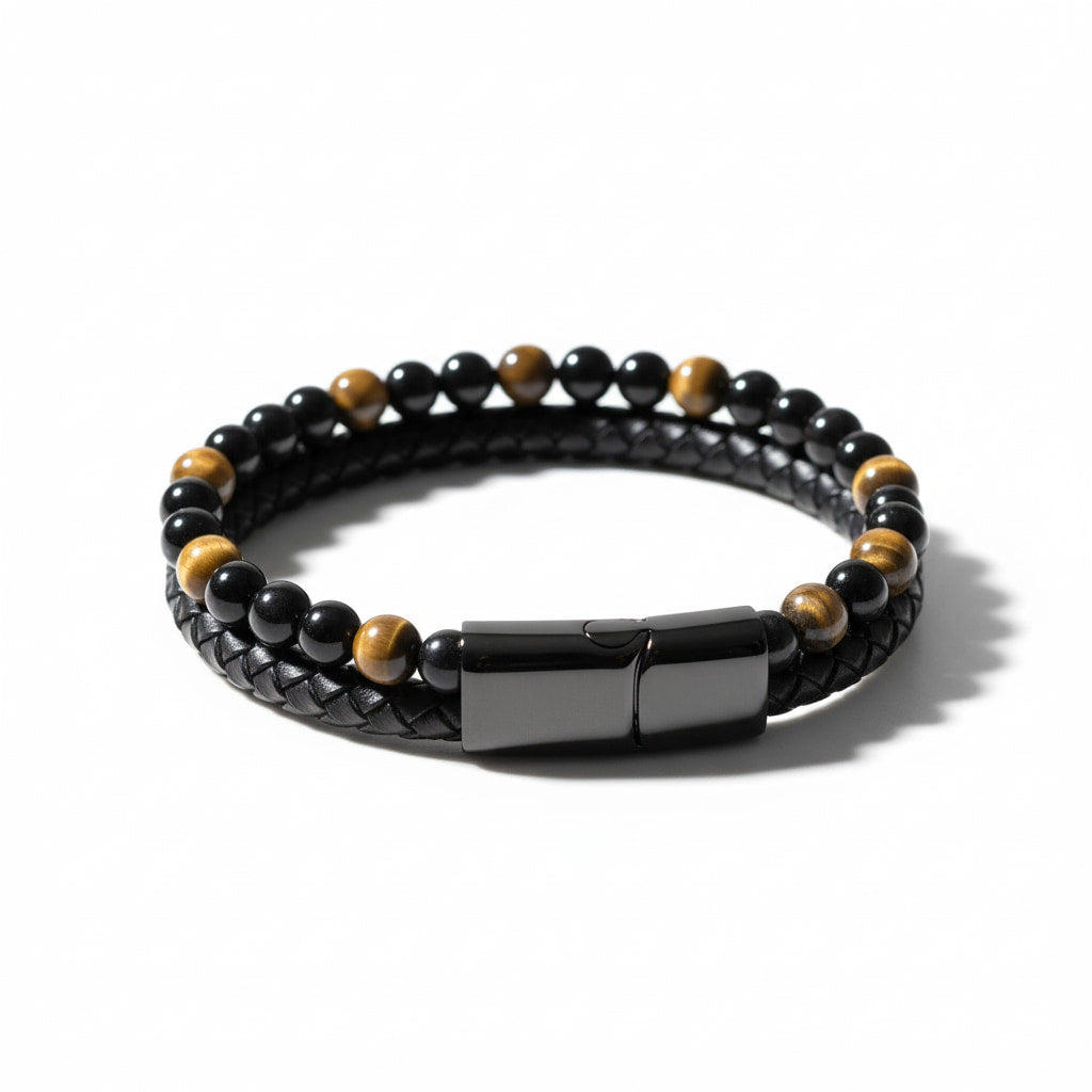Tigerauge Armband - Magnetverschluss CrystalScents