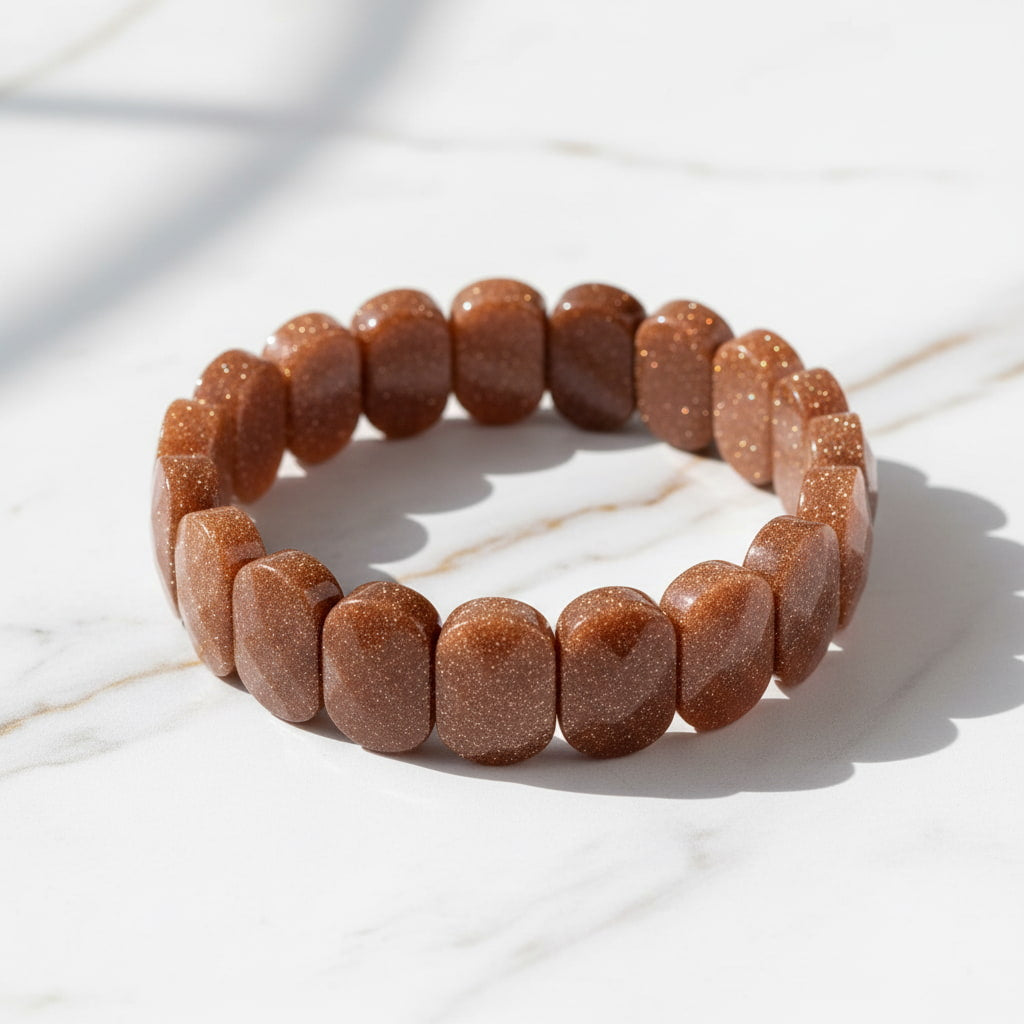 Goldfluss Armband – Facettiertes Funkeln CrystalScents