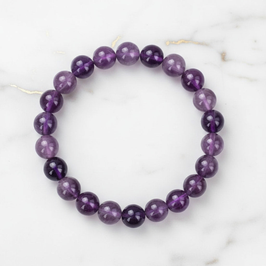 Amethyst Kugelarmband - Zeitlos & Stilvoll