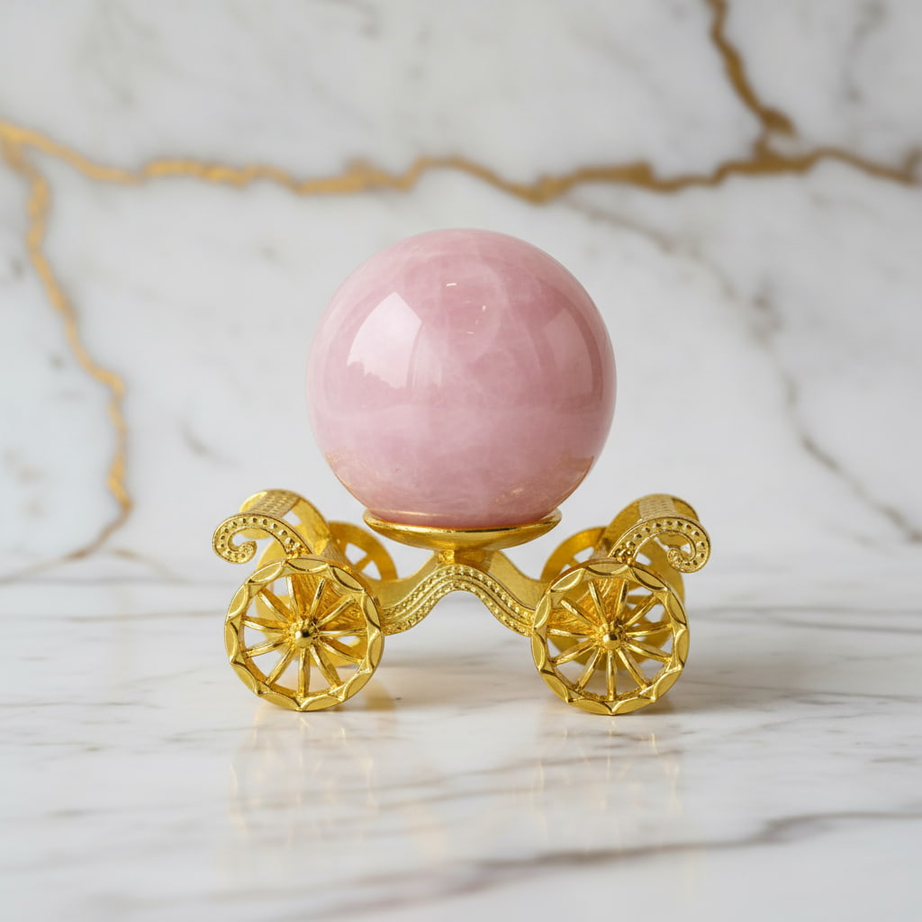Kugelhalter „Kürbiskutsche“ – für deine Lieblingskugel CrystalScents