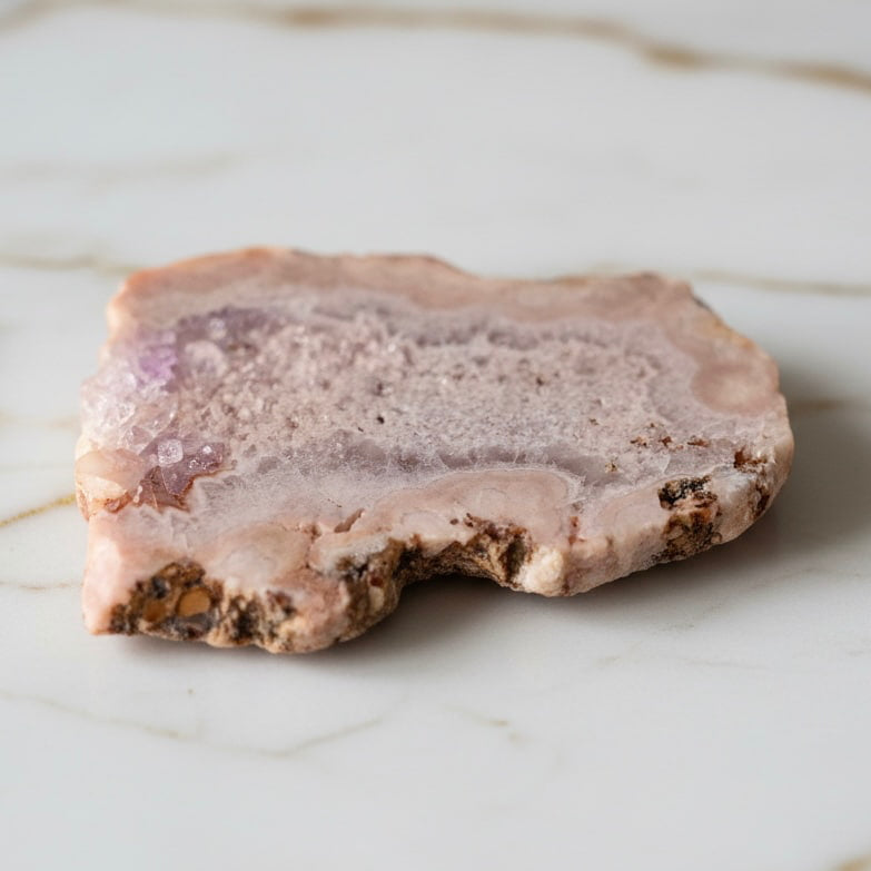 Rosa Amethyst Scheibe – Kristallstück für Meditation & innere Ruhe CrystalScents