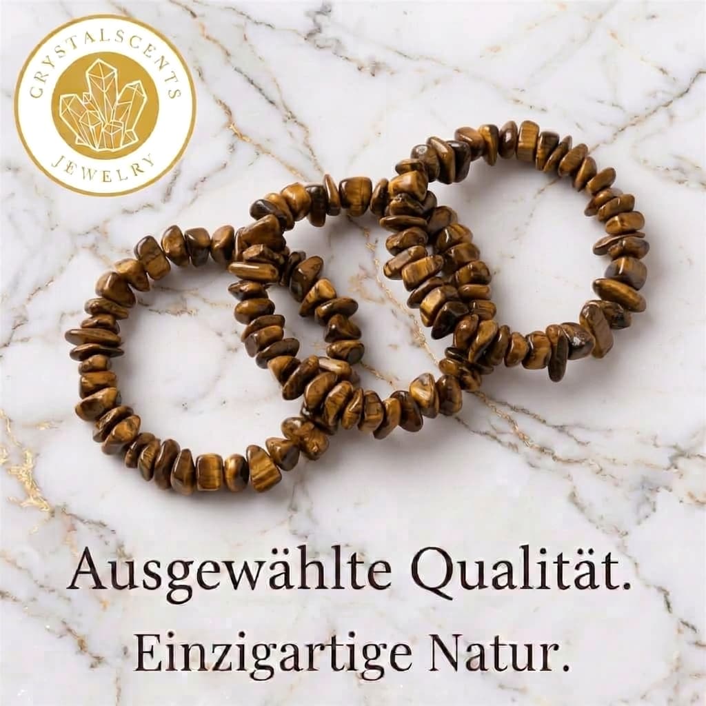 Tigerauge Splitterarmband  - Erdung & Kraft