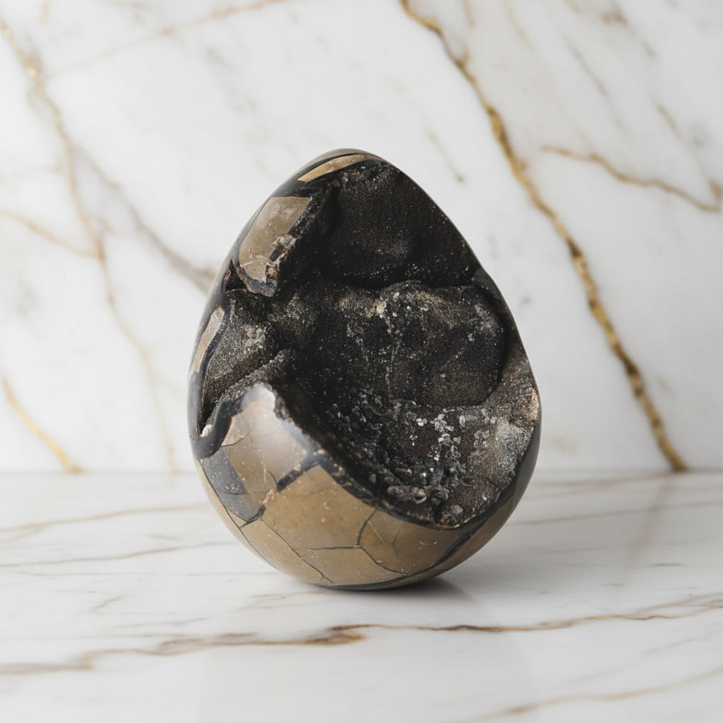 Großes Septarian Ei – Majestätisches Naturjuwel CrystalScents
